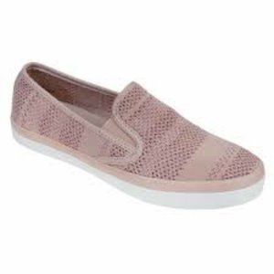 NWT SPERRY WOMEN'S SEASIDE STRIPED KNIT ROSE MEMORY FOAM SLIP ON SHOES 9.5